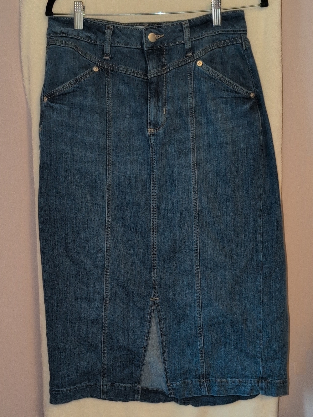 Sonoma Denim Midi Skirt